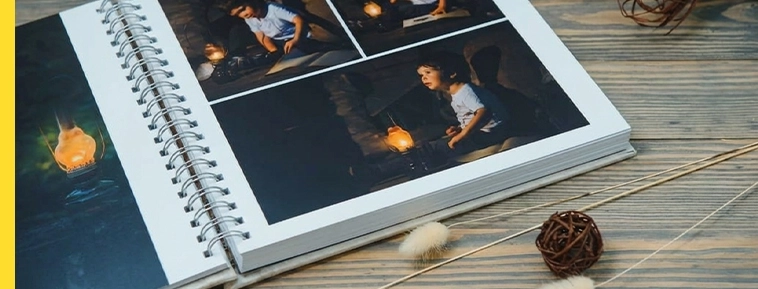 Spirálos fotóalbum